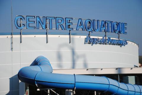 Le toboggan du centre aquatique